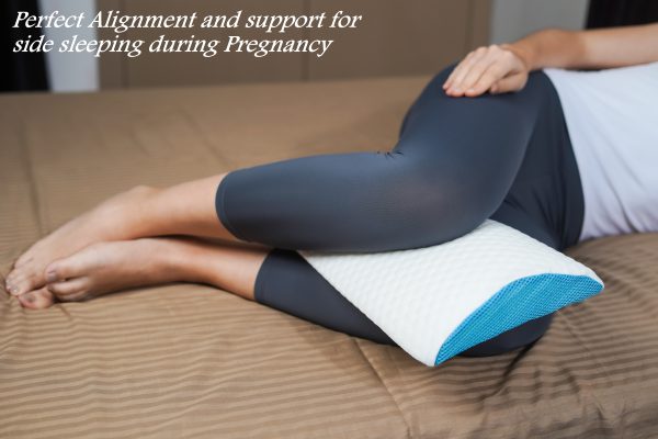 Back Support Pillow with Half Moon Bolster Pillow (2Pc) - Image 4